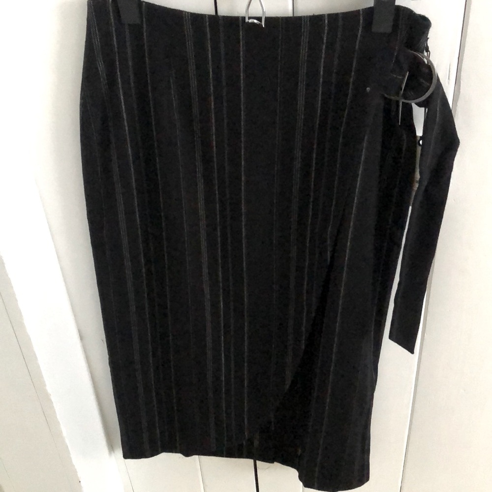 NWT Leith midi wrap skirt